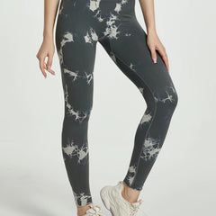 Tie Dye Yoga Tight Pants High Stretch Fitness Leggings