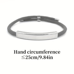 Custom Stainless Steel Pet Bracelet with Name Engraving