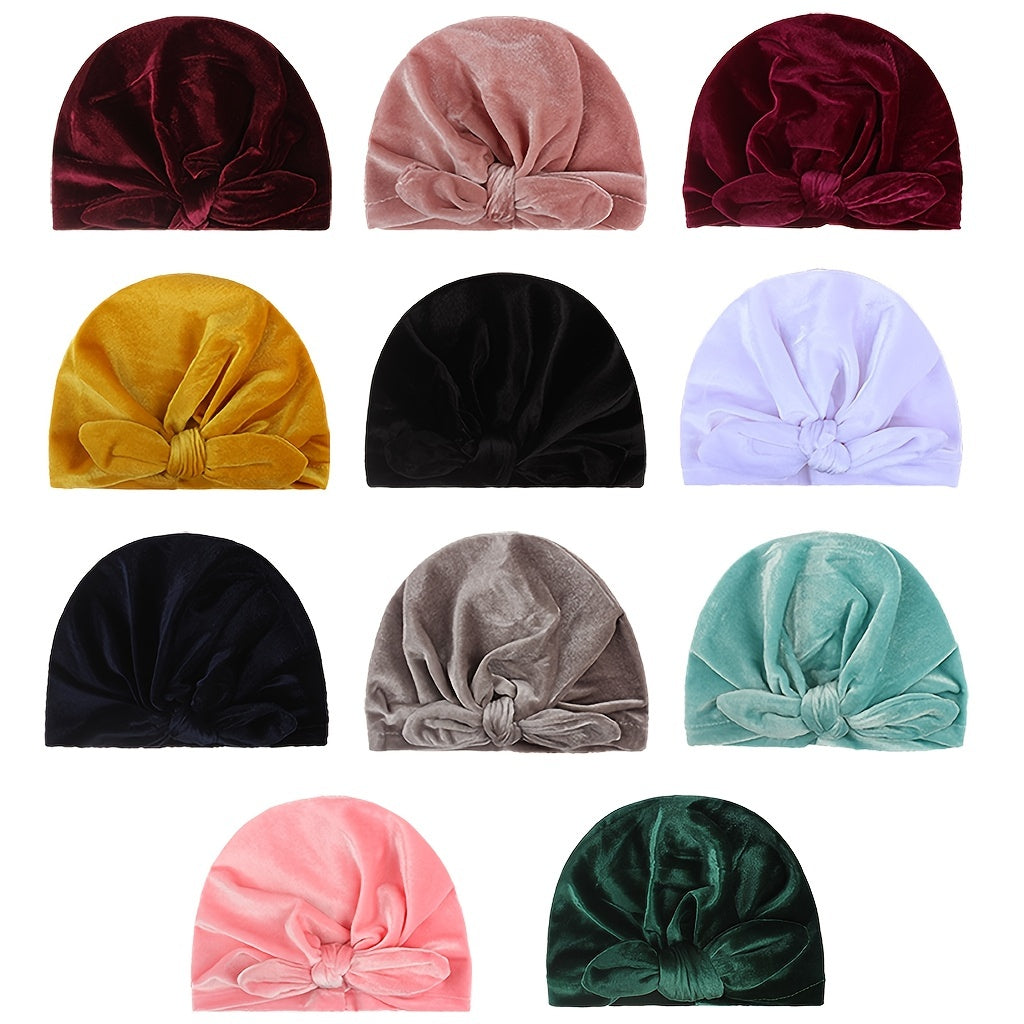 Velvet Rabbit Ears Baby Hat for 0-2 Years Baby