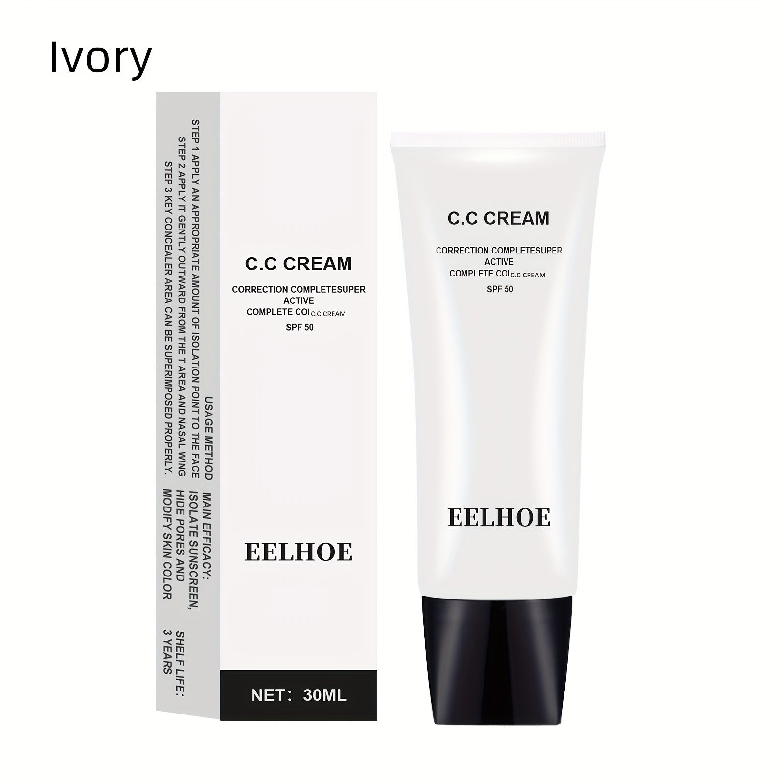 Natural Ivory Soft Makeup Foundation Pre Makeup Moisturizing Skin CC Cream