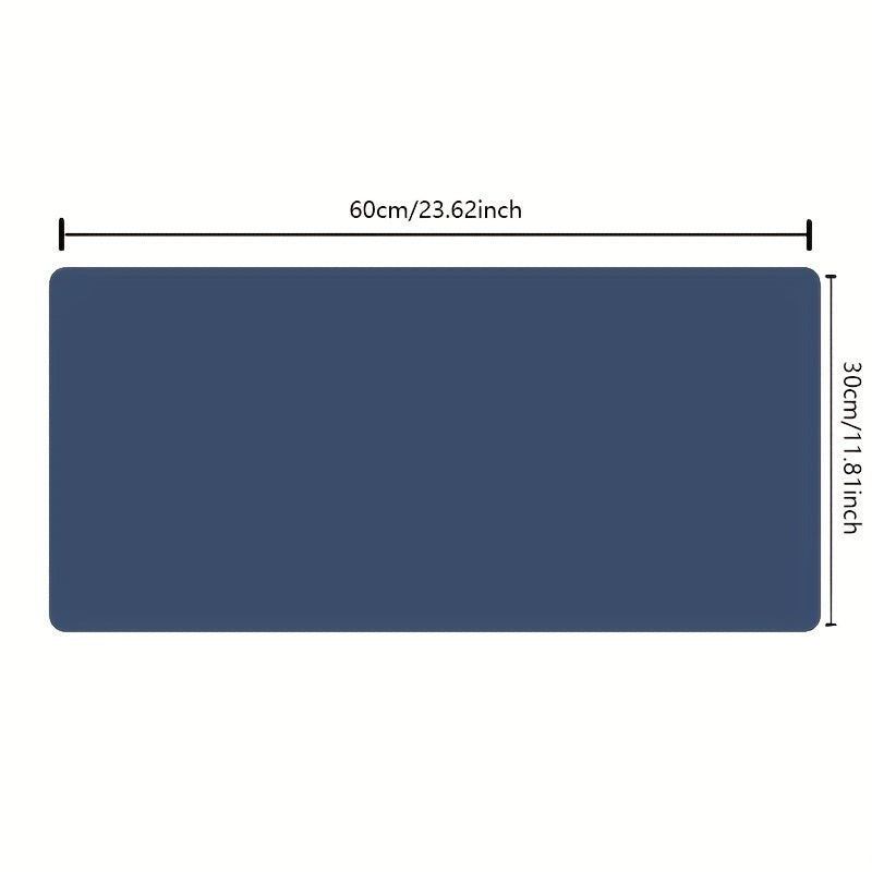 Dark Surface Leather Mouse Pad Stitched Edges Computer Mouse Pad 60