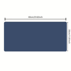 Dark Surface Leather Mouse Pad Stitched Edges Computer Mouse Pad 60