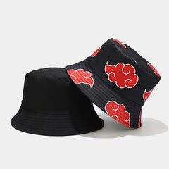 Reversible Cloud Print Sun Bucket Hat