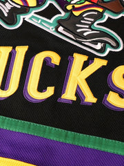 Men's Long Sleeve Hockey Jersey 96 Duck Embroidered Sweatshirt