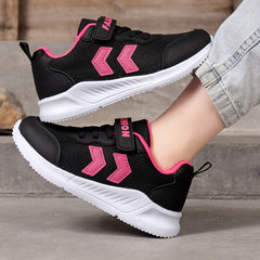 Girl's Breathable Sneakers Soft Sole Shoes For Kids