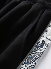 Men's Reflective Strip Loose Sports Shorts