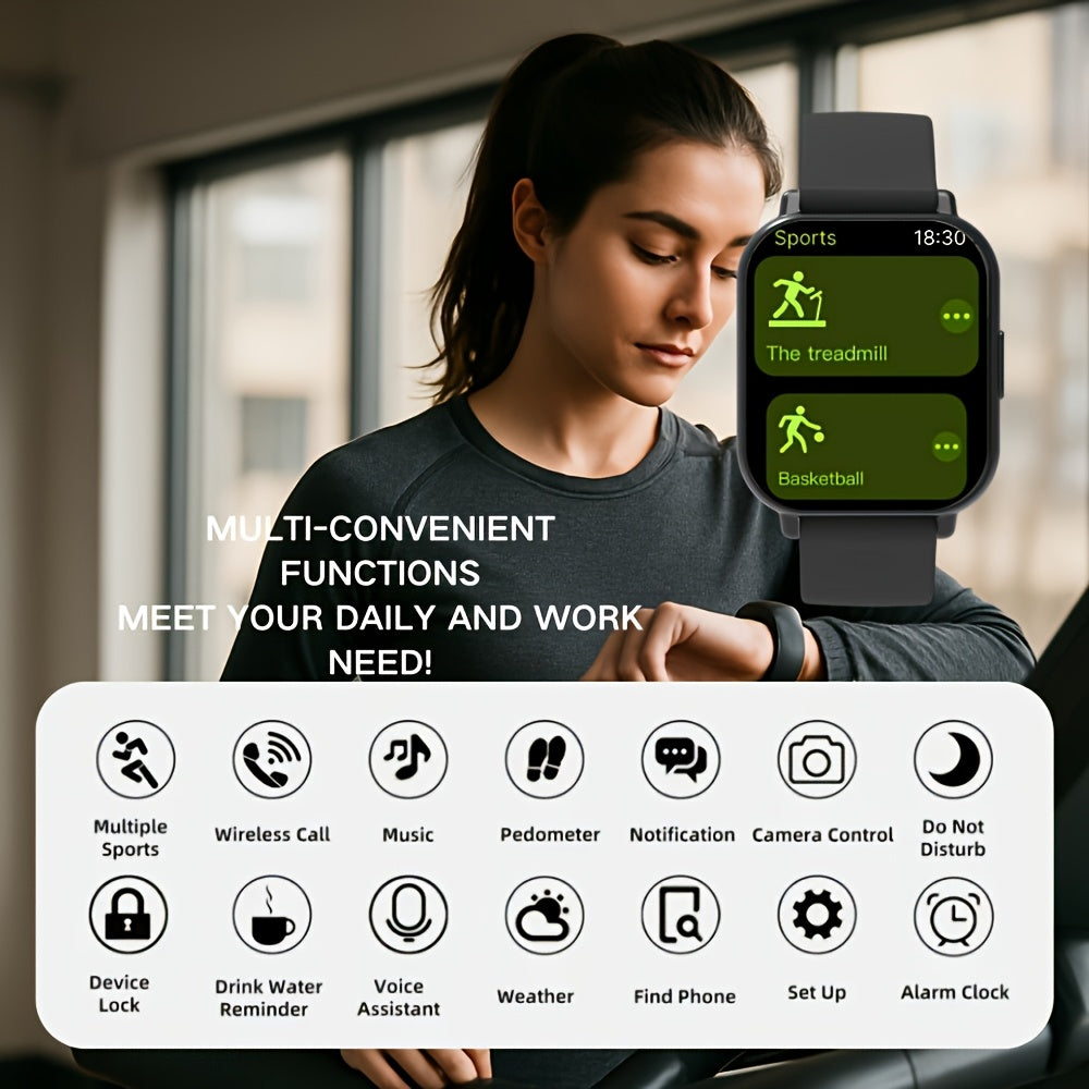 Smart Watch with Wireless Calls and Message Notifications for Android