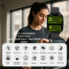 Smart Watch with Wireless Calls and Message Notifications for Android