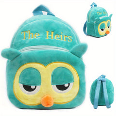 Cartoon Owl Plush Backpack School Bag