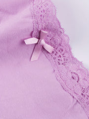 6 Pack Plus Size Casual Panties Set Women's Plus Comfort Medium Stretch