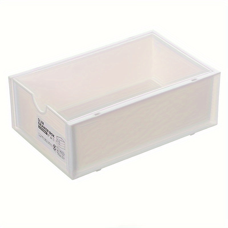 Desktop Storage Box Stackable Drawers Organizer Plastic Makeup Holder
