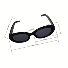 Y2K Oval Sunglasses Anti Glare UV400