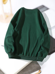 Women's Cartoon Graphic Crew Neck Sweatshirt Long Sleeve Pullover