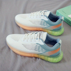 Men's Lace up Cushioned Sneakers Athletic Shoes