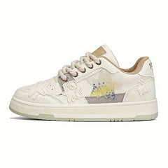 Women's Star Patched Leisure Skate Shoes Anti slip Platform Sports Shoes
