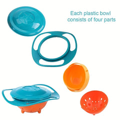 Universal 360 Rotate Baby Feeding Salad Bowl Soup Mixing Fish Fruit Rice Sugar