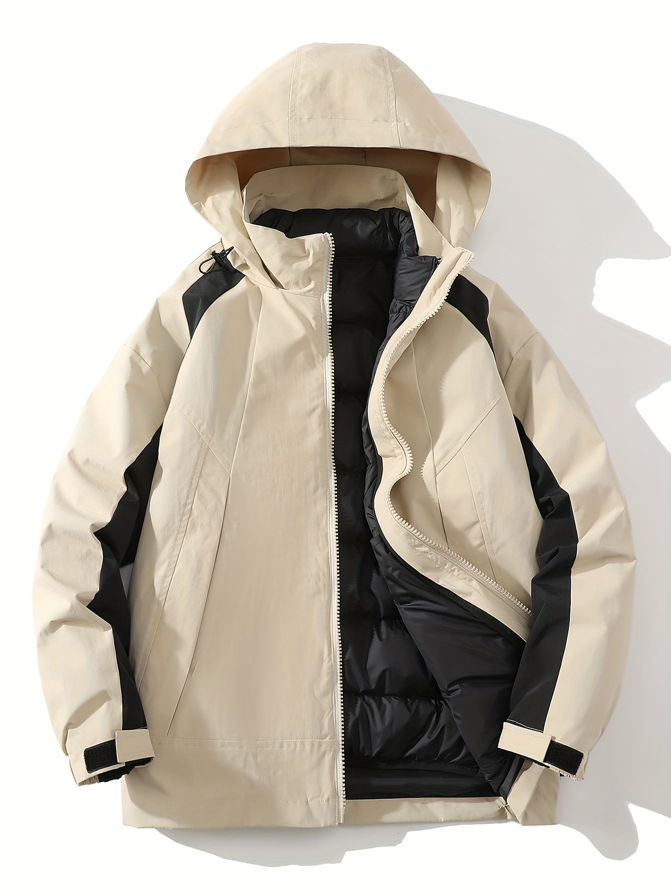 2 in 1 Outdoor Sports Jacket Fleece Lined Down Jacket