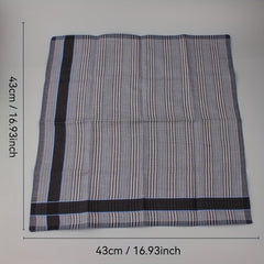 Men's Lightweight Plaid Handkerchief for Vacation & Everyday Use