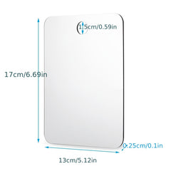 Portable Fogless Shower Mirror for Men and Women