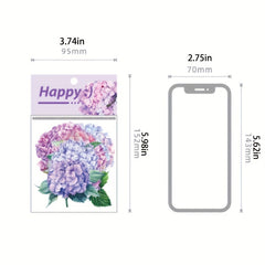 20pcs Flower Themed Waterproof Sticker Pack for DIY Crafts Scrapbooking