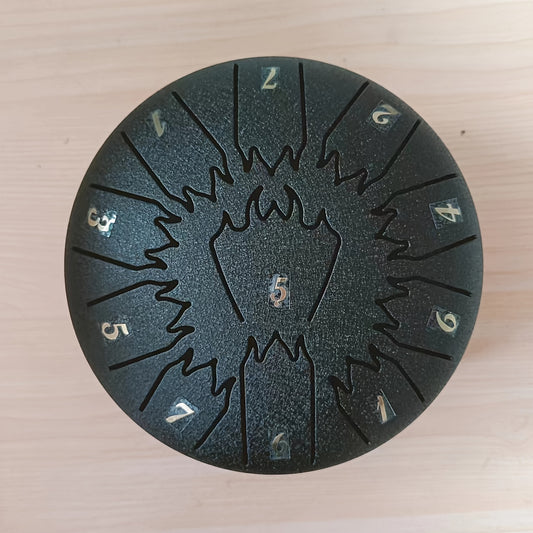 6 2 inch 11 tone Flame Steel Tongue Drum Percussion
