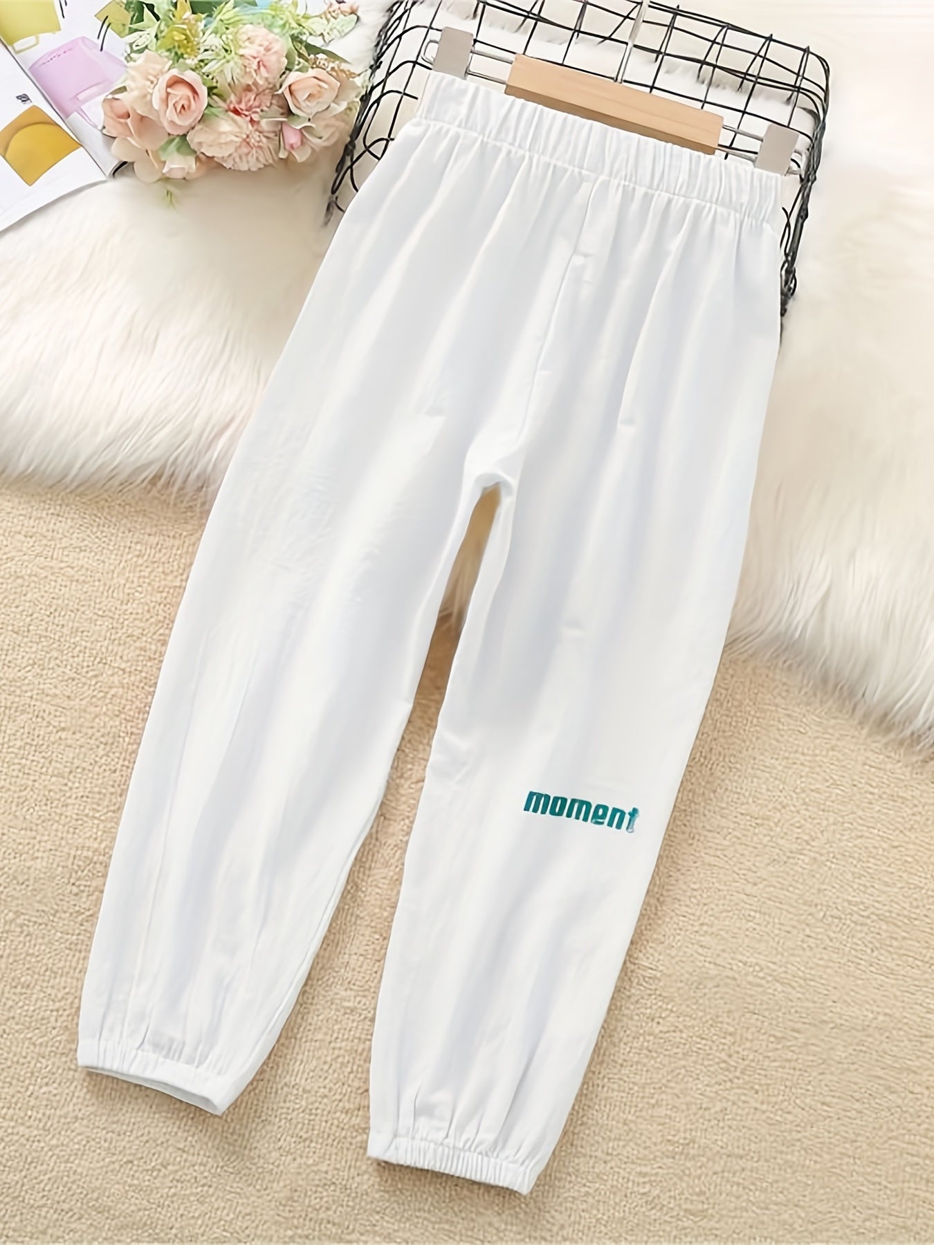 Kids Footed Pants Casual Trousers