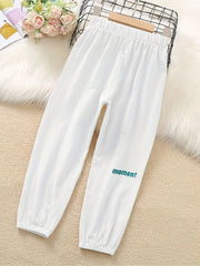 Kids Footed Pants Casual Trousers
