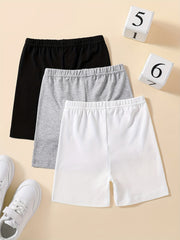 Toddler Girls Elastic Waist Safety Shorts Leggings Under Skirt Dress