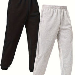 Men's Casual 2pcs Stretch Jogger Pants