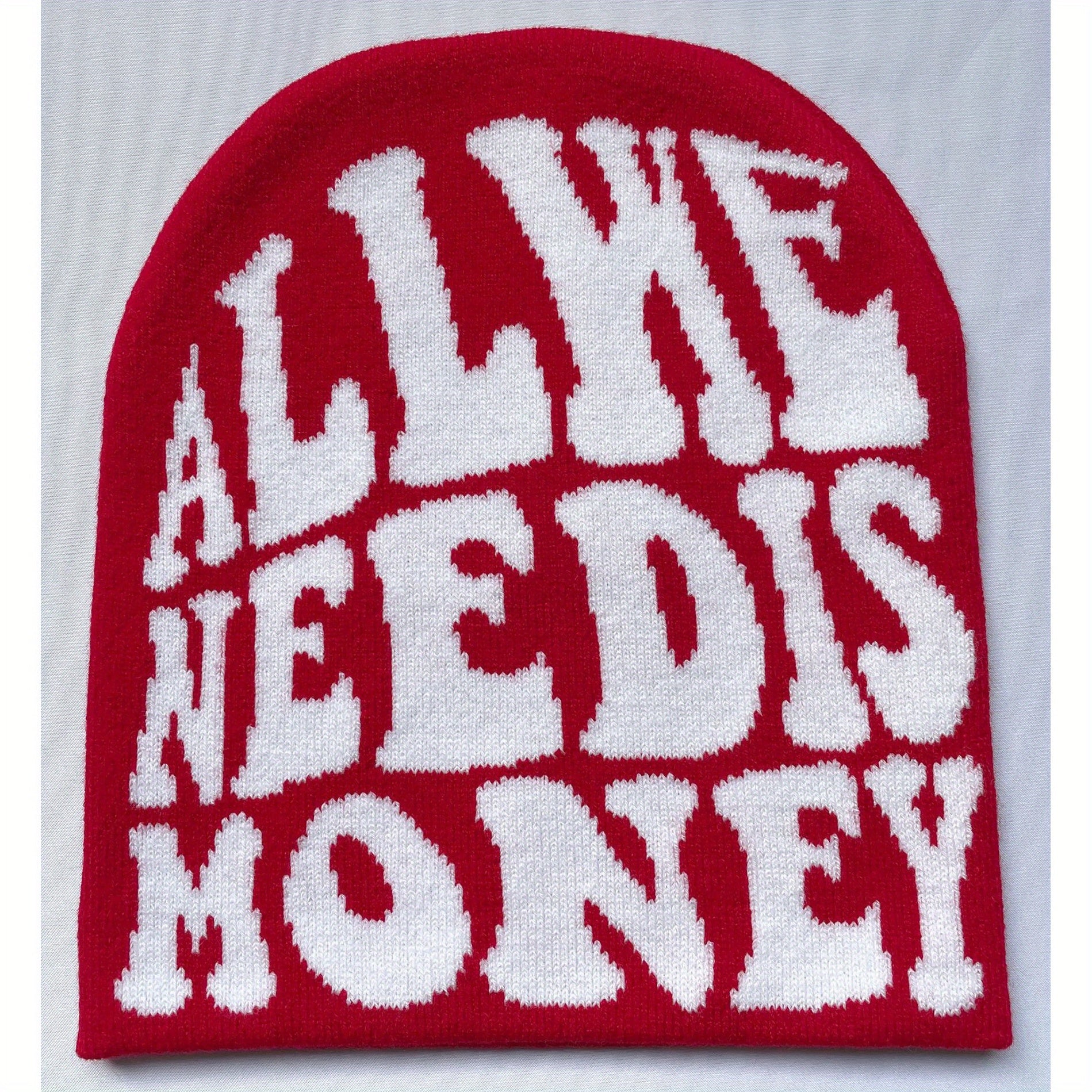 Jacquard Knitted Hat Hip Hop Cap Streetwear