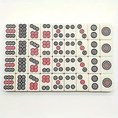 Mini Mahjong Set Travel Board Game Compact Portable Party Family Outdoor