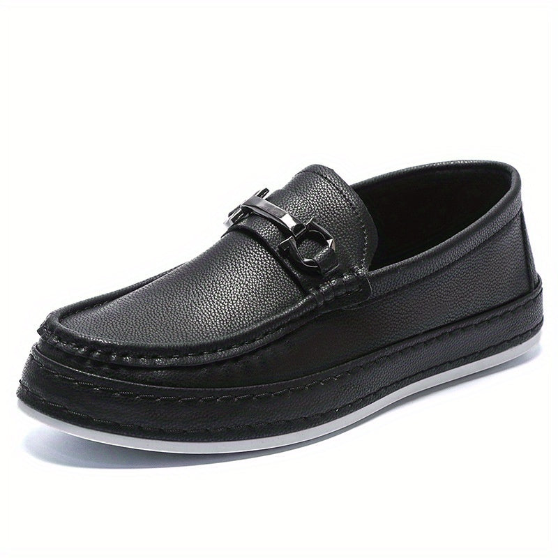 Men's Bit Loafer Shoes Casual Comfy Slip On Flat Shoes