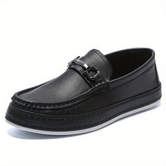 Men's Bit Loafer Shoes Casual Comfy Slip On Flat Shoes