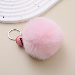 Pom Pom Keychain Plush Key Ring Bag Charm Accessory Girls Gift