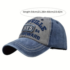 Vintage Washed Distressed Baseball Cap Embroidered Patch Sun Hat