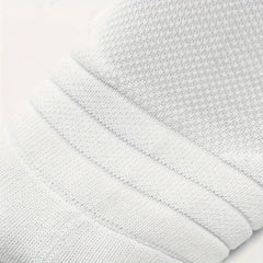 Men's Athletic Mid Crew Sport Socks Non Slip Nylon Blend Breathable Socks