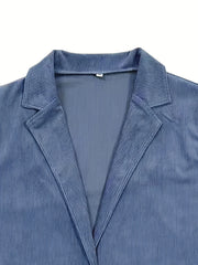 Corduroy Long Sleeve Blazer