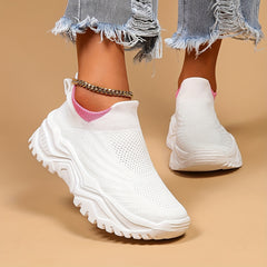 Woven Textured Running Shoes for Women