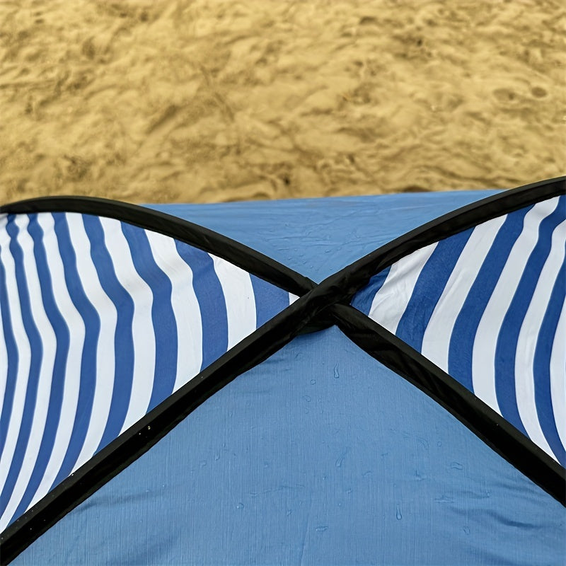 UPF 50 Pop Up Beach Tent Extended Floor Portable Sun Shade Shelter