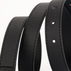 Women's Pin Buckle Thin Belt for Jeans Dress