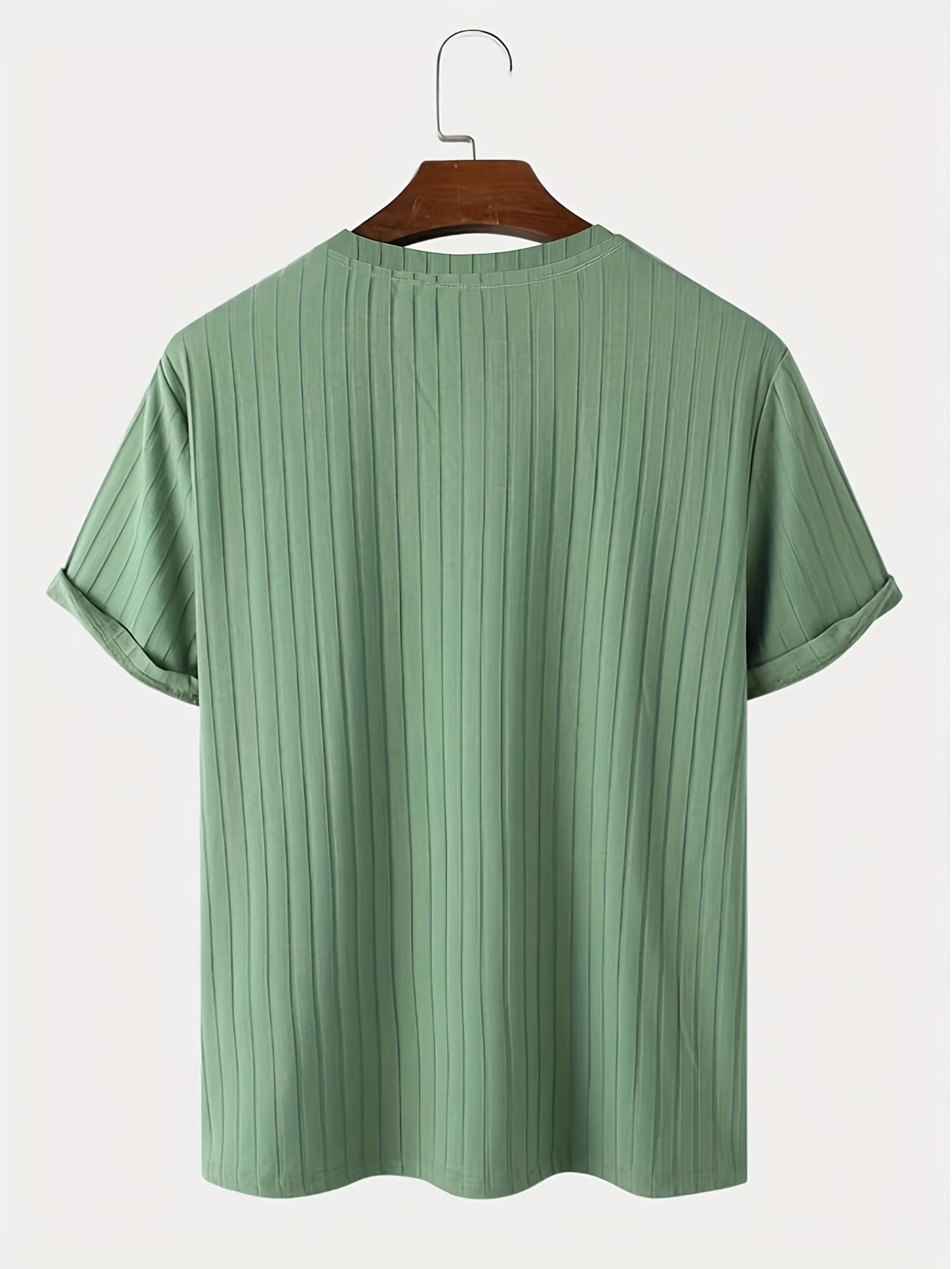 Men's Stripe Loose Casual T Shirt Summer Clothing