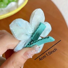 Baby Girls Cartoon Flowers Bunny Cat Bowknot Hair Clips Headwear