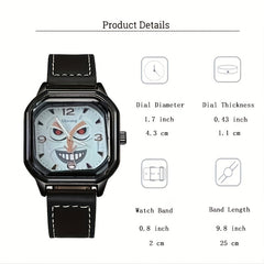 Creative Clown Series Square Wrist Watch