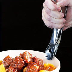 Stainless Steel Bowl Gripper Clips with Silicone Clamp