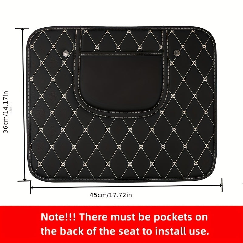 Car Seat Backrest Anti-kick Pad Child Protection Pad Rear Row Universal Pad