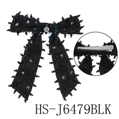 Crystal Bow Hair Clip Solid Hair Clip Hair Accessories