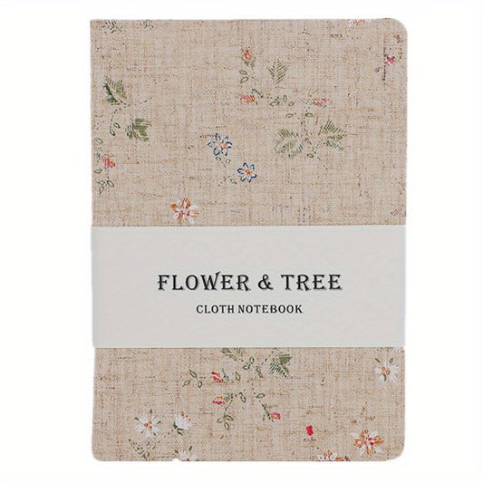 Cloth Print Notepad Student Journal Extra Thick Book