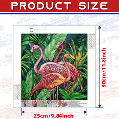 Flamingo Pattern Diamond Painting Kit for Beginner