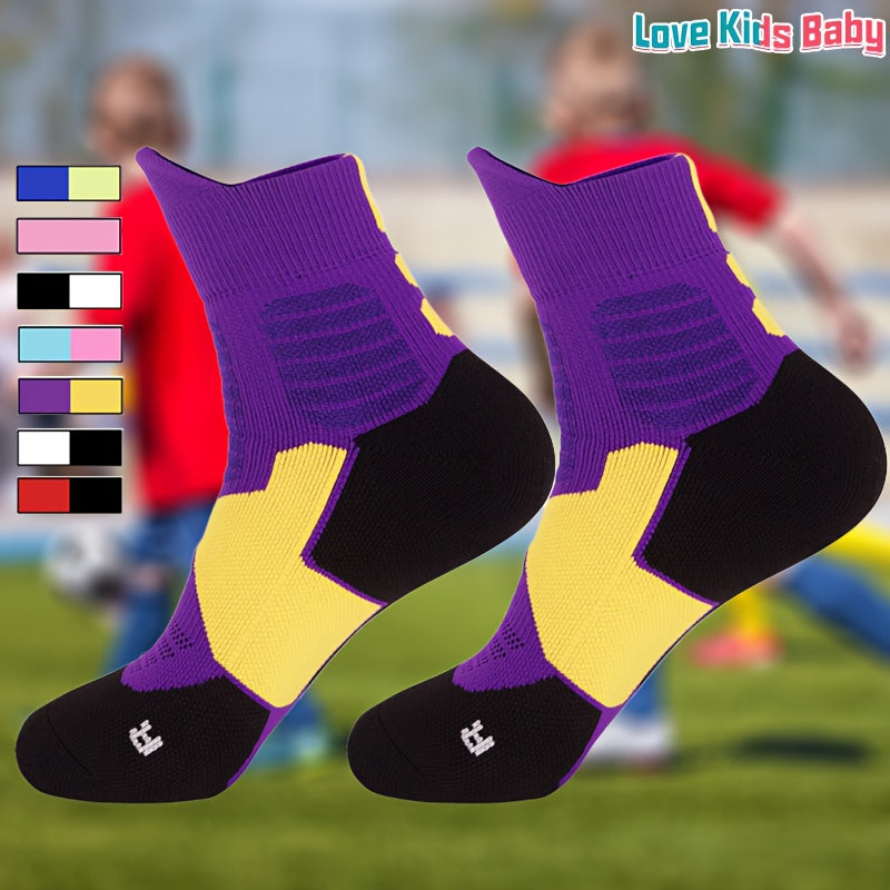 Pair Soccer Training Socks Running Socks Thick Sports Socks One Size