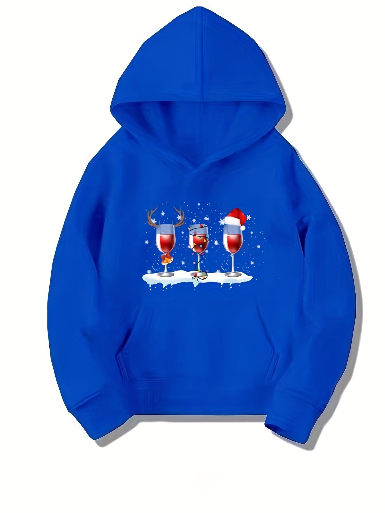 Girls' Christmas Hoodie Sweatshirt with Pocket
